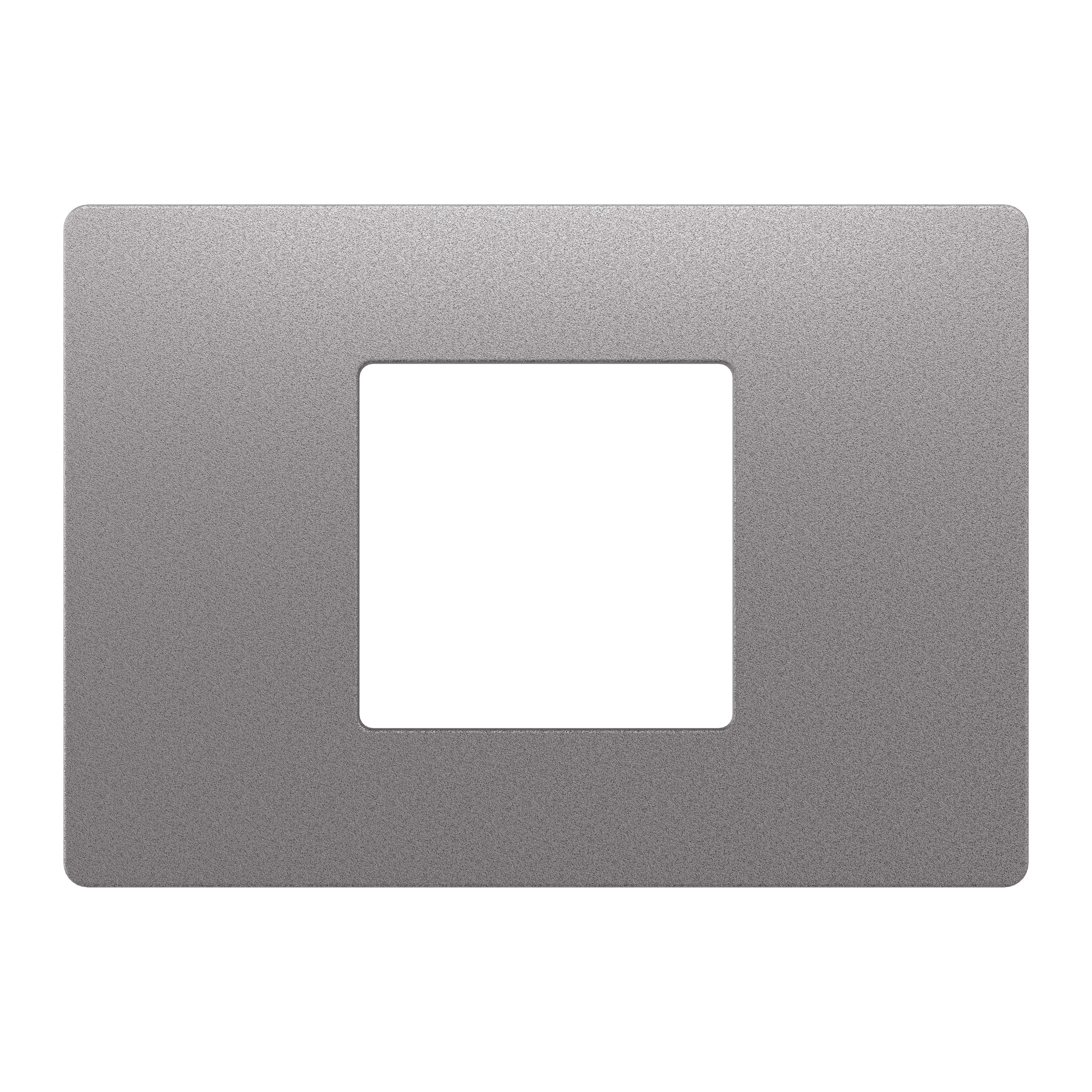 GEWISS - GEWGWC25102VFU PLACCA 2M GRIGIO FUMO MATERICO