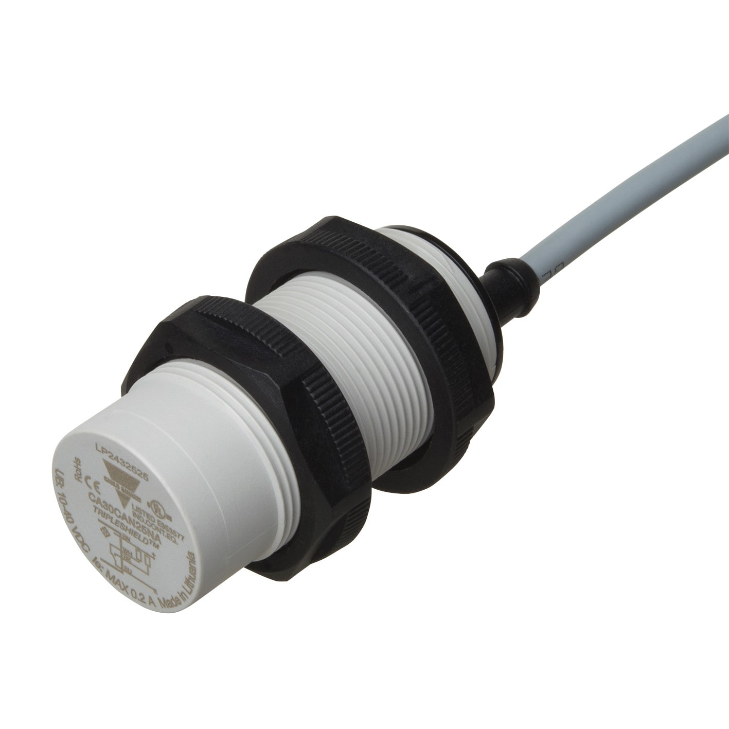 CARLO GAVAZZI - GAVCA30CAN25NA SENS. CAP. M30 PAR SCH NPN NO+NC CAVO