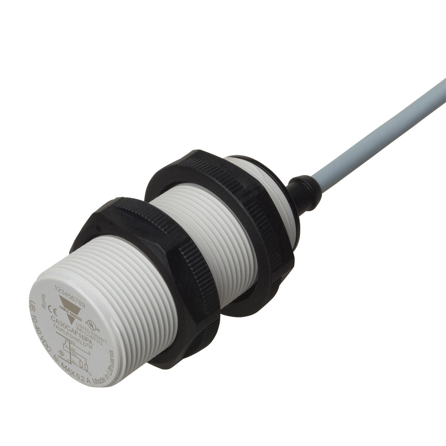 CARLO GAVAZZI - GAVCA30CAF16PA SENS. CAP. M30 TOT SCH PNP NO+NC CAVO