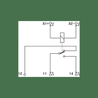 CABUR SRL - CBRX766842S CWRE7-0842S MODULO RELE 24VAC/DC SC 6A