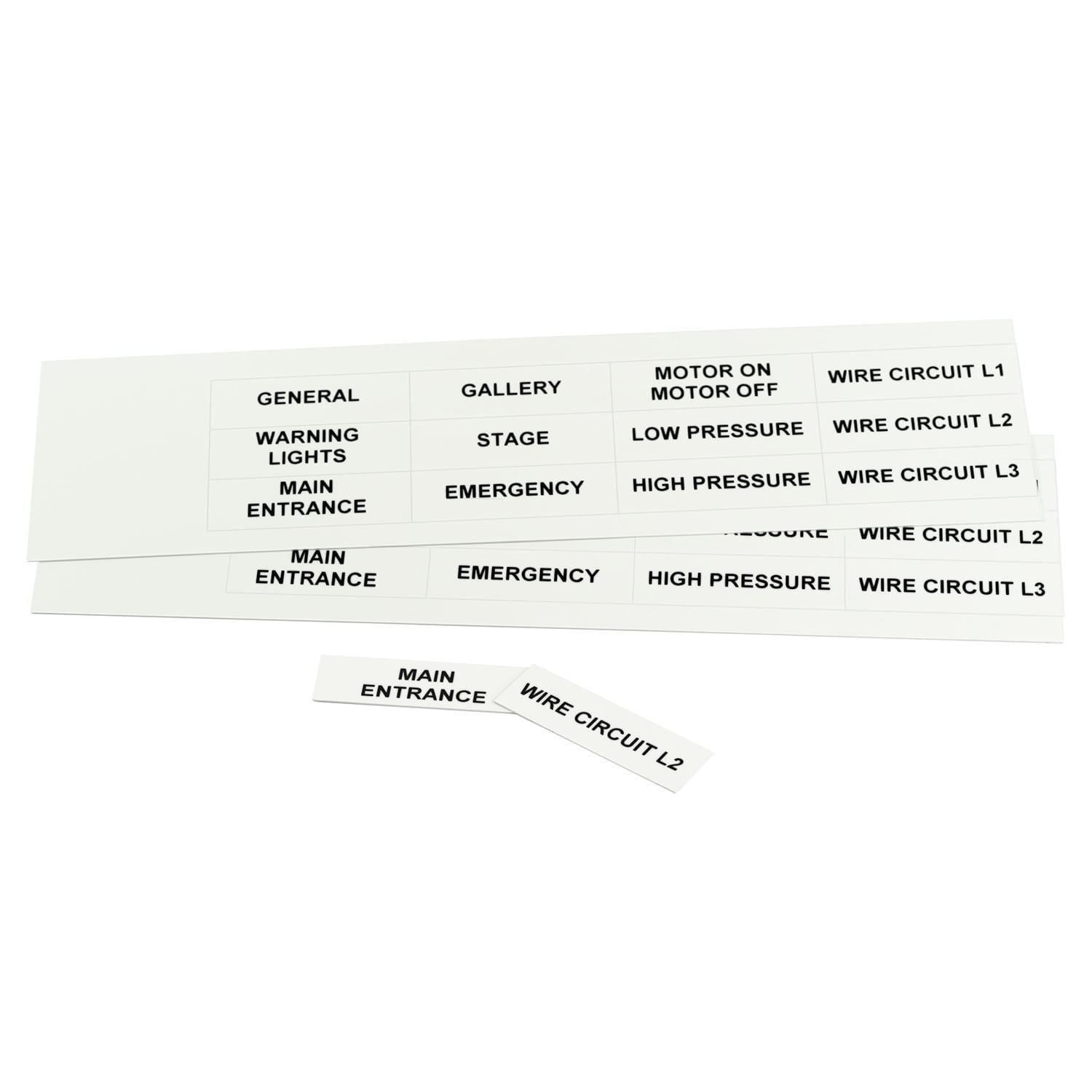 GRAFOPLAST SRL - GRAEVOHF41550W TARGHETTA ADES. PC HF BIANCO 50X15 MM15