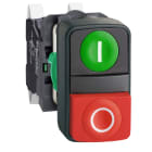 SCHNEIDER ELECTRIC - SNRXB5AL734155 PULSANTE DOPPIO NERO-ROSSO MARCATURA I-O