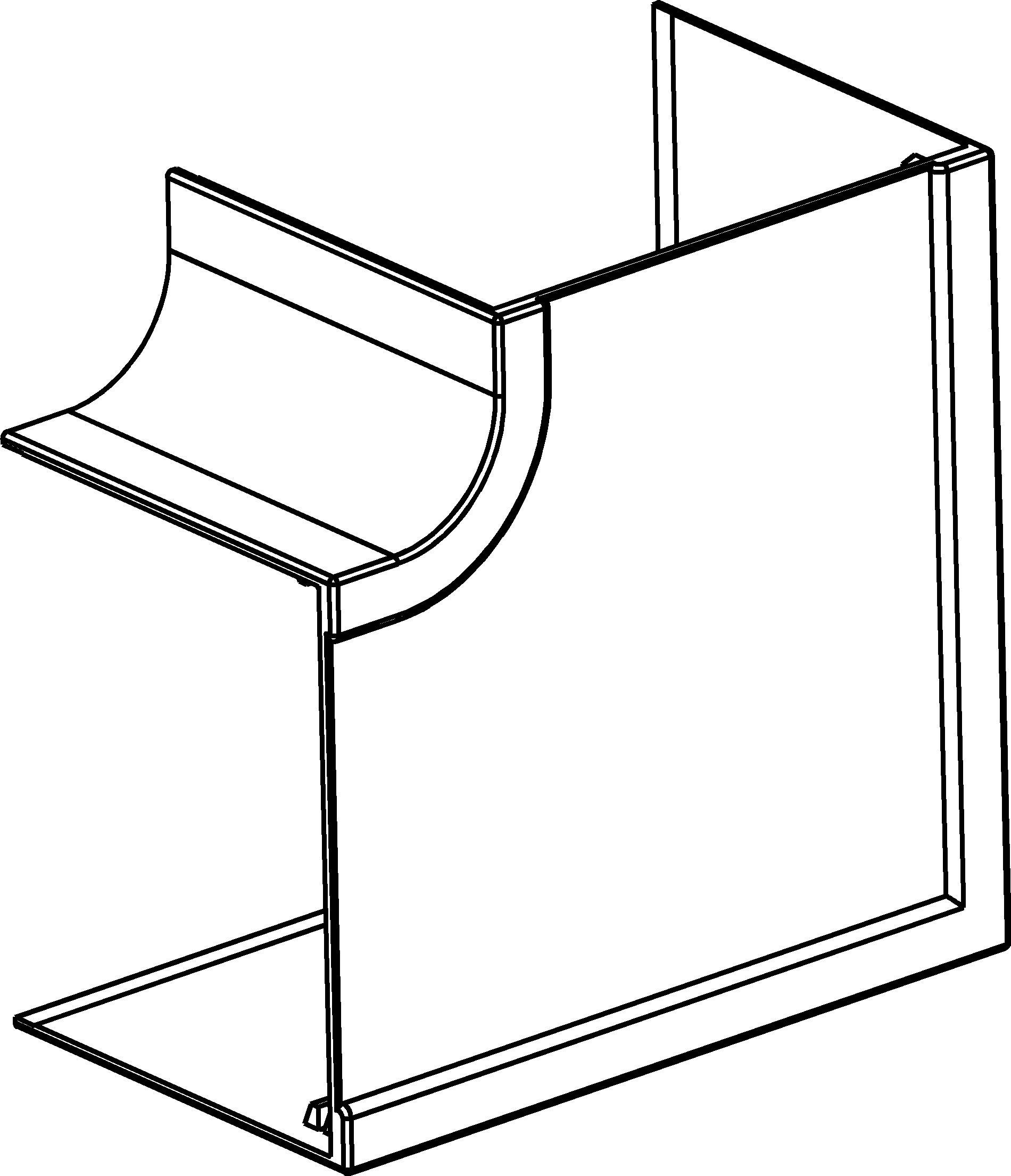 CANALPLAST - CANGT6LBEU GIUNTO L 80X60 BI 9010