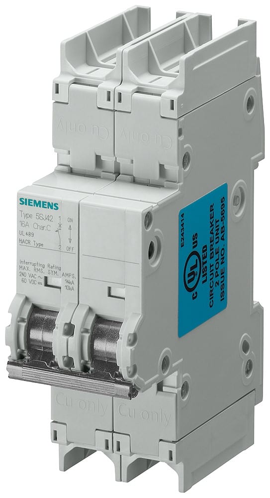 SIEMENS - SIE5SJ42508HG41 INT. MT UL489 OPP.POL.2P D 50A 10KA