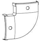 CANALPLAST - CANTRS9AL CURVA PIANA TR2000 ALLUMINIO