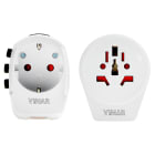 VIMAR SPA - VIW0A32303B ADATTATORE UNIVERSALE VIAGGIO+USB BIANCO
