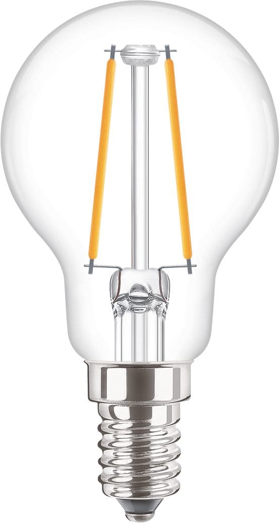SIGNIFY ITALY SPA - PHLPHILEDLUS2514G2 CorePro, LED, P45, 25 W, E14, 2700 K, 250 lm, CRI 80, 15000 ore