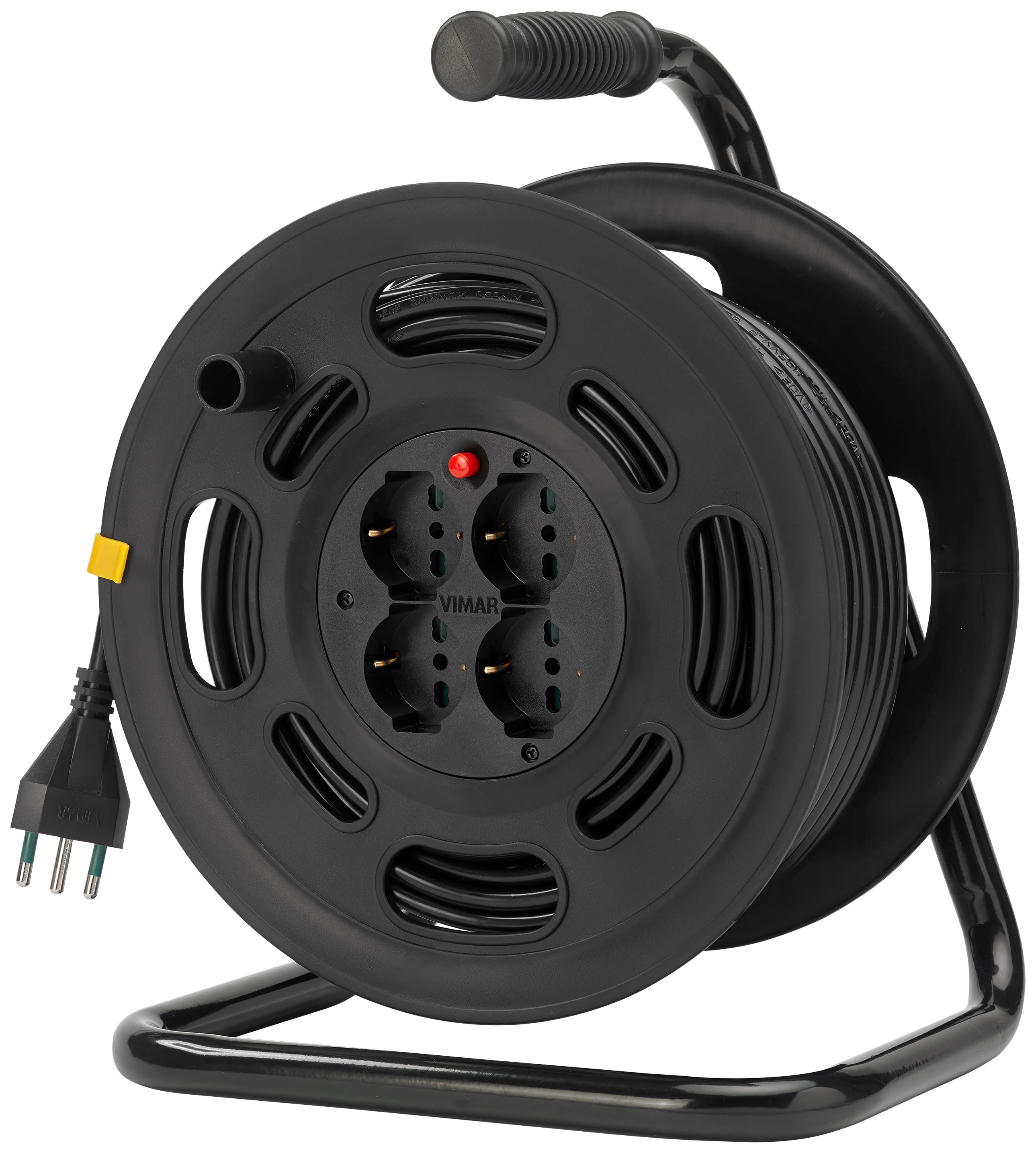 VIMAR SPA - VIW0P32733 AVVOLGICAVO 16A 4 USCITE UNIVERSALI 45M