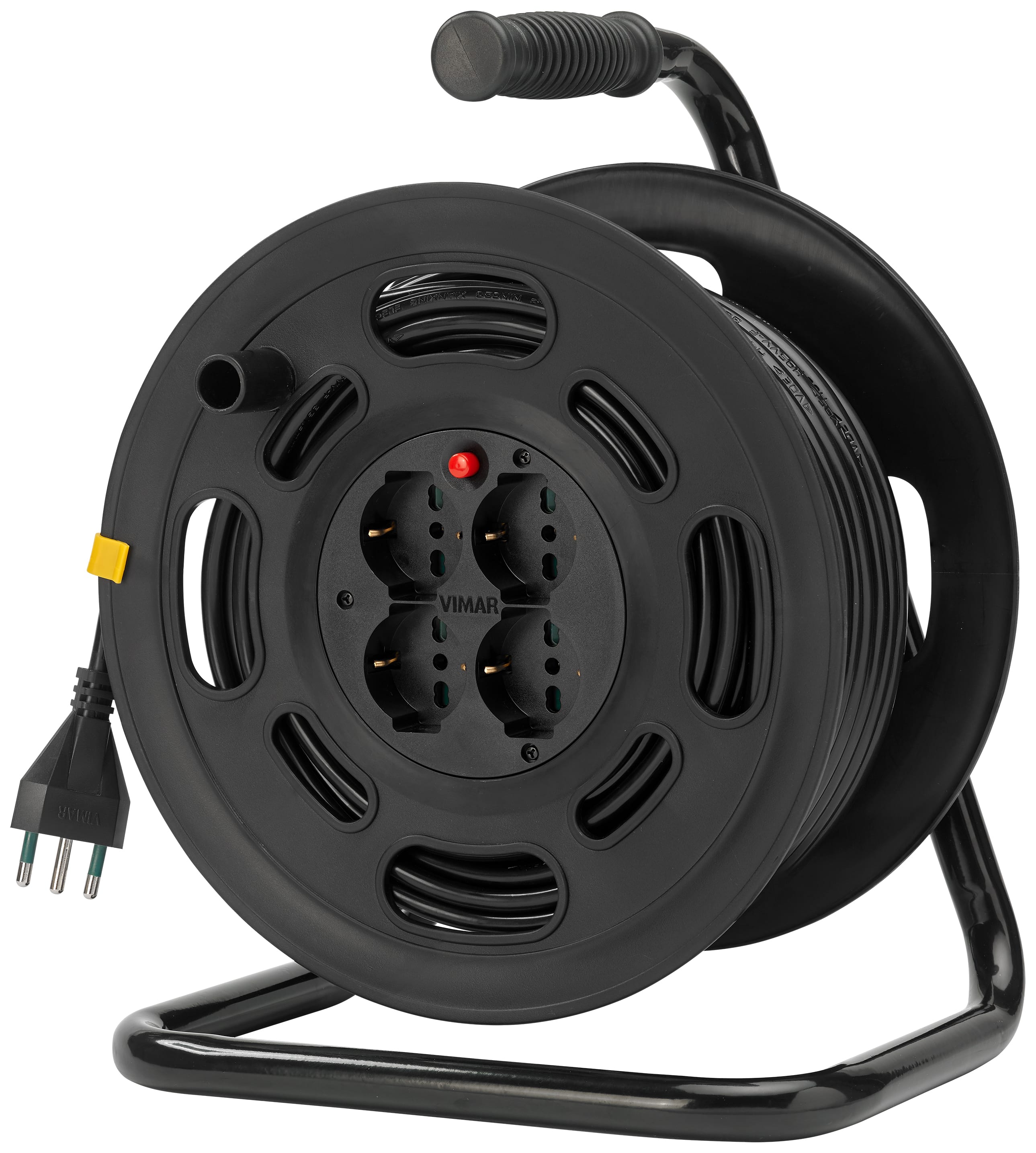 VIMAR SPA - VIW0P32733 AVVOLGICAVO 16A 4 USCITE UNIVERSALI 45M