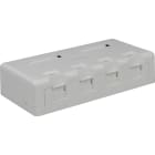 MAYFLEX UK LIMITED - EXL100-004 EXCEL CAT5E PLUS SURFACE MOUNT BOX 4 POR