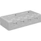 MAYFLEX UK LIMITED - EXL100-008 EXCEL CAT6 PLUS SURFACE MOUNT BOX 4 PORT