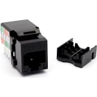MAYFLEX UK LIMITED - EXL100-010-BK EXCEL CAT5E UNSCREENED KEYSTONE JACK 90D