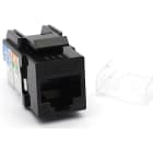 MAYFLEX UK LIMITED - EXL100-011-BK-24 EXCEL CAT6 UNSCREENED KEYSTONE JACK 90DE