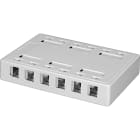 MAYFLEX UK LIMITED - EXL100-021-12P EXCEL 12 PORT KEYSTONE SURFACE MOUNT BOX