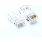 MAYFLEX UK LIMITED - EXL100-116-100 EXCEL FAST RJ45 PLUG FOR U/UTP CAT5E & C
