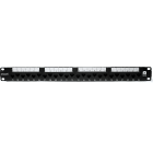 EXCEL - EXL100-155 Excel Cat6A 24 Port Unscreen P/Panel 1U