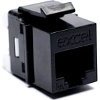 MAYFLEX UK LIMITED - EXL100-156-BK-24 EXCEL CAT6A UTP UNSCREENED K/S JACK IDC