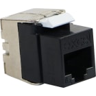 MAYFLEX UK LIMITED - EXL100-188-BK-24 EXCEL CAT6A UNSCR LOW PROFILE K/S JACK T
