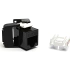 MAYFLEX UK LIMITED - EXL100-208-BK-24 EXCEL CAT6 UNSCRND LOW PROFILE T/LESS JA
