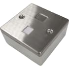MAYFLEX UK LIMITED - EXL100-292 EXCEL 1 GANG S/STEEL K/STONE F/PLATE&BAC