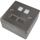 MAYFLEX UK LIMITED - EXL100-293 EXCEL 1 GANG S/STEEL K/STONE F/PLATE&BAC