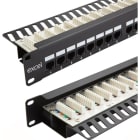 MAYFLEX UK LIMITED - EXL100-302 EXCEL CAT6 24P UNSCRN PATCH PANEL 1U R/A