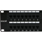 MAYFLEX UK LIMITED - EXL100-306 EXCEL CAT6 48 PORT UNSCREENED PATCH PANE