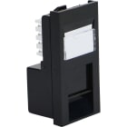 EXCEL - EXL100-366-BK Excel Cat6 UTP Unscr Low Prof RJ45 Euro