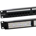 MAYFLEX UK LIMITED - EXL100-470 EXCEL PLUS CAT5E 24 PORT 1U PATCH PANEL