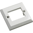 MAYFLEX UK LIMITED - EXL100-670 EXCEL WHITE SGL GANG BEVELLED PLATE LJ6C