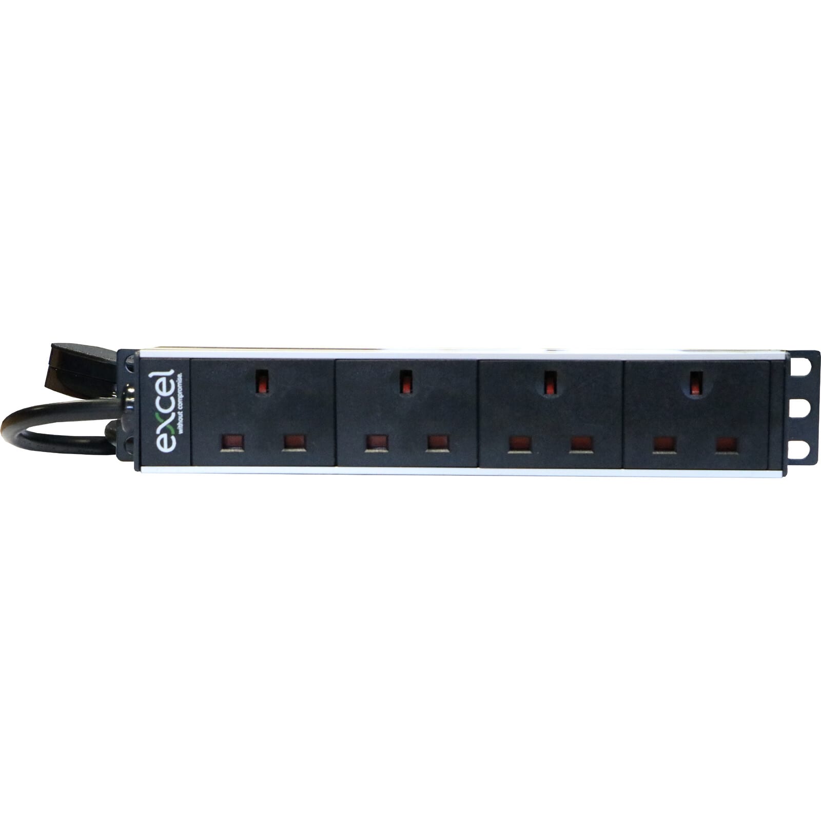 EXCEL - EXL100-681 Excel 4 Way 10 PDU 4x UK Socket UK Plug