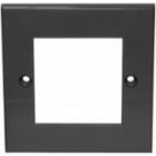 MAYFLEX UK LIMITED - EXL100-714-BK EXCEL SINGLE GANG FLAT PLATE WITHOUT BLA