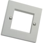 MAYFLEX UK LIMITED - EXL100-714 EXCEL SINGLE GANG FLAT PLATE WITHOUT BLA