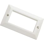 MAYFLEX UK LIMITED - EXL100-716 EXCEL DOUBLE GANG BEVELLED FACEPLATE W/O