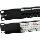 EXCEL - EXL100-720 Excel Cat5e 1U 16 Port UTP Patch Panel B