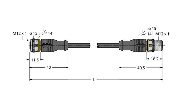 TURCK BANNER SRL - TUK6626976 RKC4.5T-6/TEL