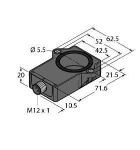 TURCK BANNER SRL - TUK100000201 RI360P1-QR20-LU4X2-H1141