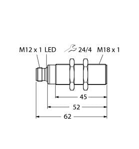TURCK BANNER SRL - TUK100000746 RU50U-S18-AP8X-H1141