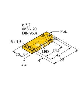 TURCK BANNER SRL - TUK25101 BC20-K40SR-VN4X2