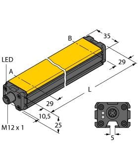 TURCK BANNER SRL - TUK100001941 LI1000P0-Q25LM0-ELIU5X3-H1151