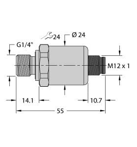 TURCK BANNER SRL - TUK100002000 PT0.25R-1004-I2-H1141