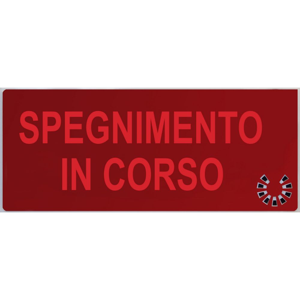 EATON - EAOCSA08589 DICITURA 5955 SPEGNIMENTO IN CORSO