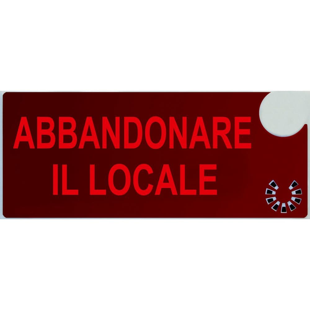 EATON - EAOCSA08587-1 DICITURA 5965 ABBANDONARE IL LOCALE