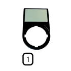 EATON - EAO256797 M22S-ST-X52 PORTAETICH. COMPL. 30X50