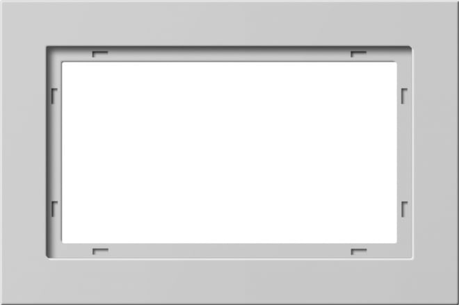 GIRA - GIR100137 PLACCA 1,5-M GIRA E2 GRIGIO O