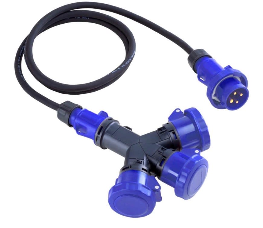 ROSI MATERIALE ELETT - RCO1001552 MOLT. 3 VIE CEE IP67 + CAVO 3P 16A 220V