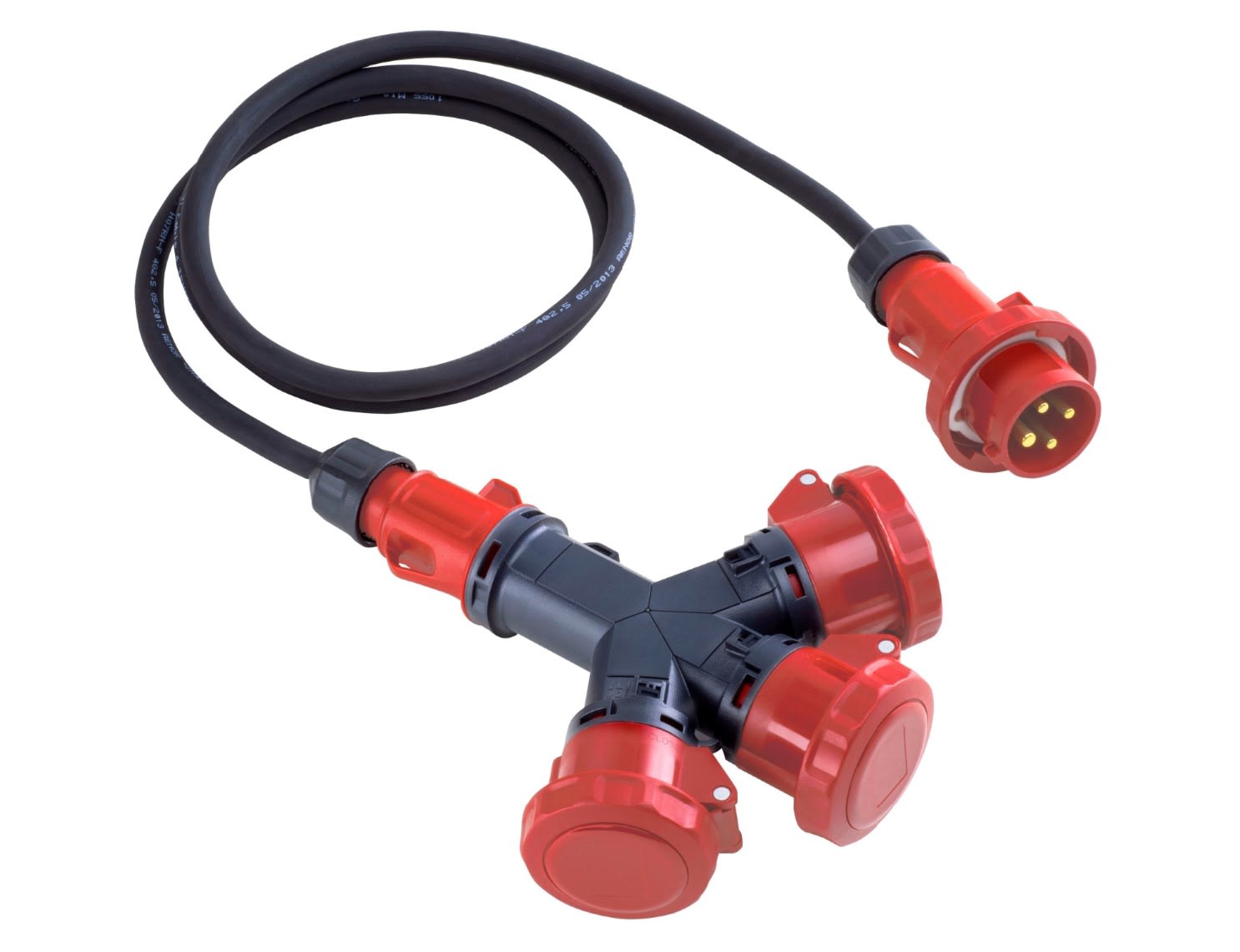 ROSI MATERIALE ELETT - RCO1001566 MOLT. 3 VIE CEE IP67 + CAVO 4P 32A 380V