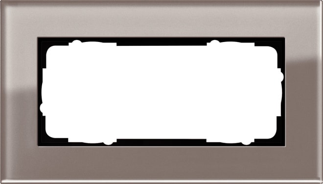 GIRA - GIR1002122 PLACCA 2-M S/COC GIRA ESPRIT VETRO OMBRA