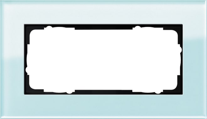 GIRA - GIR100218 PLACCA 2-M S/COC GIRA ESPRIT VETRO MENTA