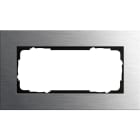 GIRA - GGI1002219 PLACCA 2-M S/COC GIRA ESPRIT ACCIAIO INO